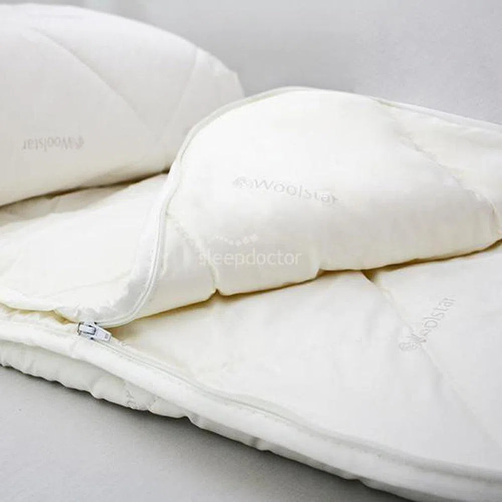 Australian Made Wool Quilt Set Queen 3 in 1 by Woolstar-Candles2go