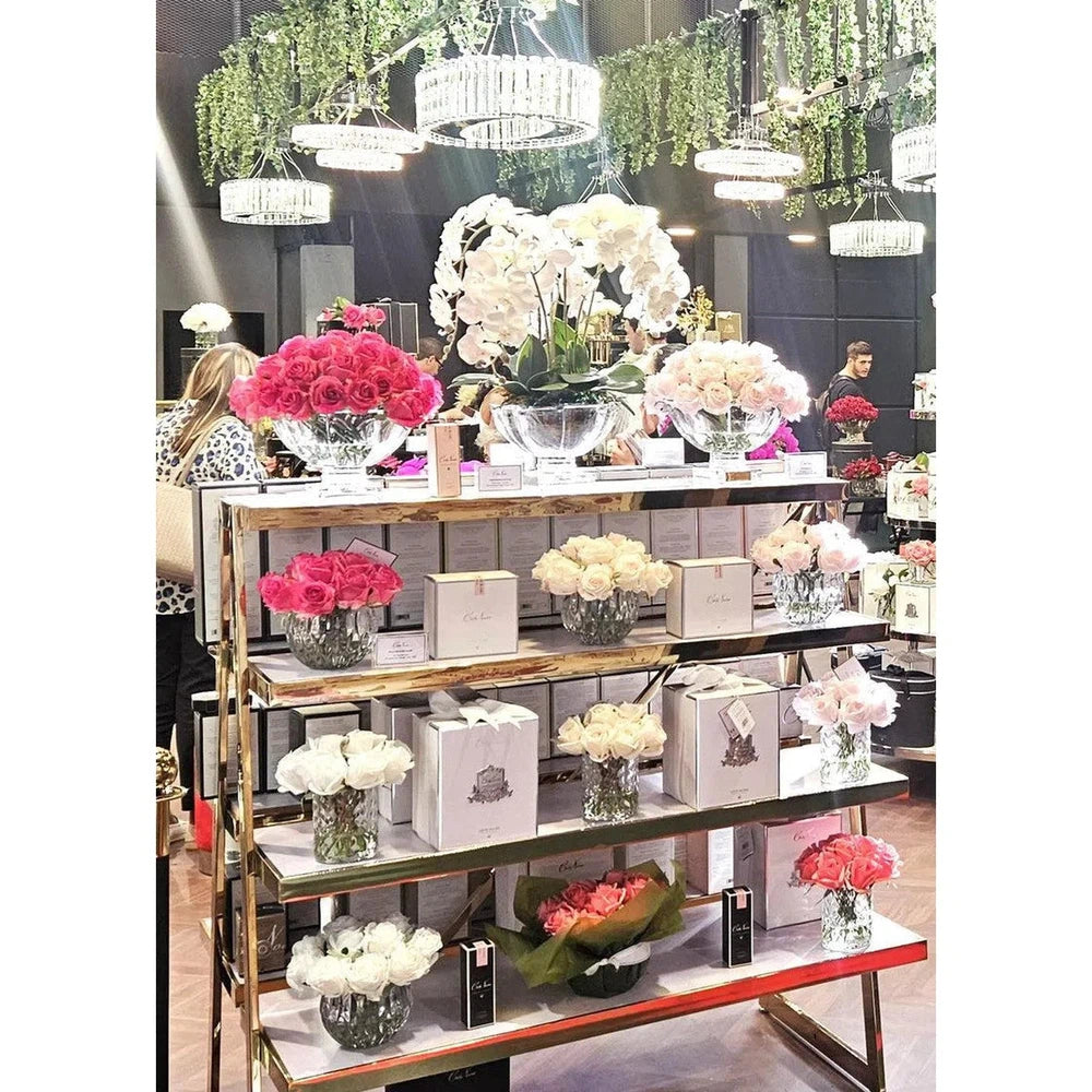 Cote Noire Centre Piece Tall White Orchids CP001-Candles2go