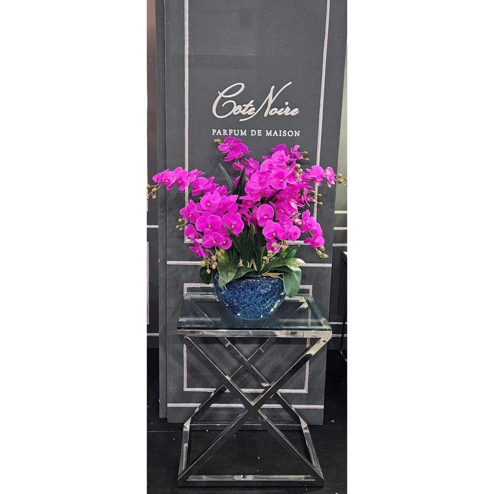 Cote Noire Luxury Giant Ceramic Vase Purple Orchids GO09-Candles2go