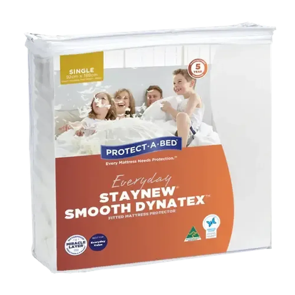 Everyday Smooth Staynew Mattress Protector by Protect-A-Bed Single-Candles2go