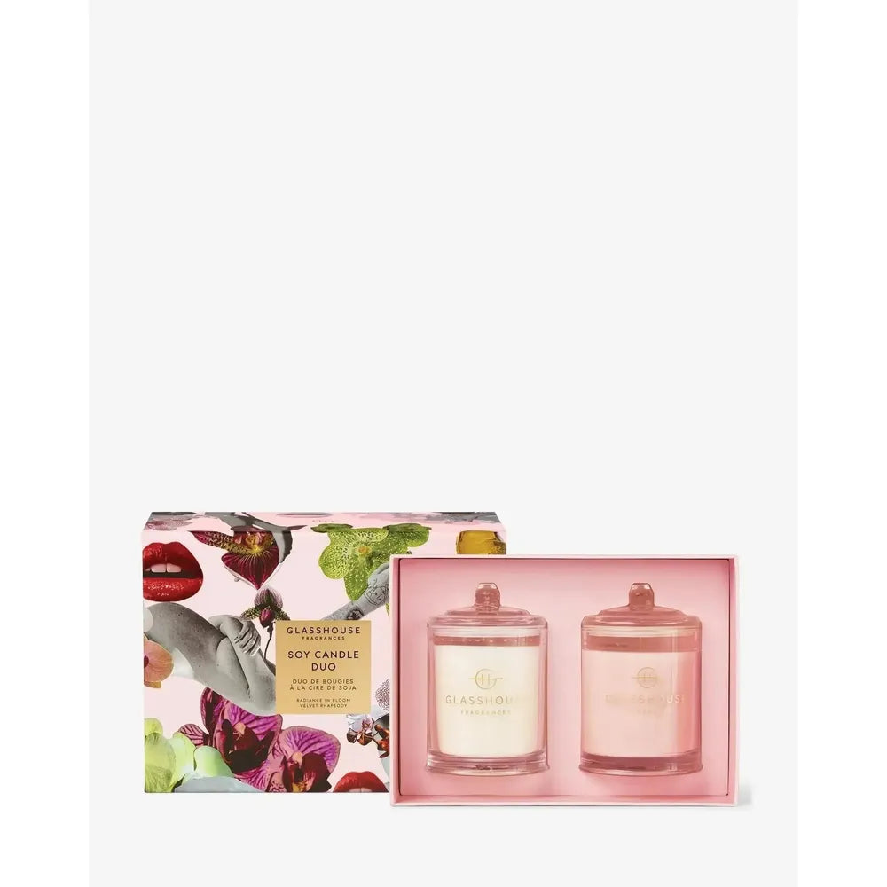 Mother's Day Limited Edition Candle Duo 200g Gift Set by Glasshouse Fragrances 2026-Candles2go