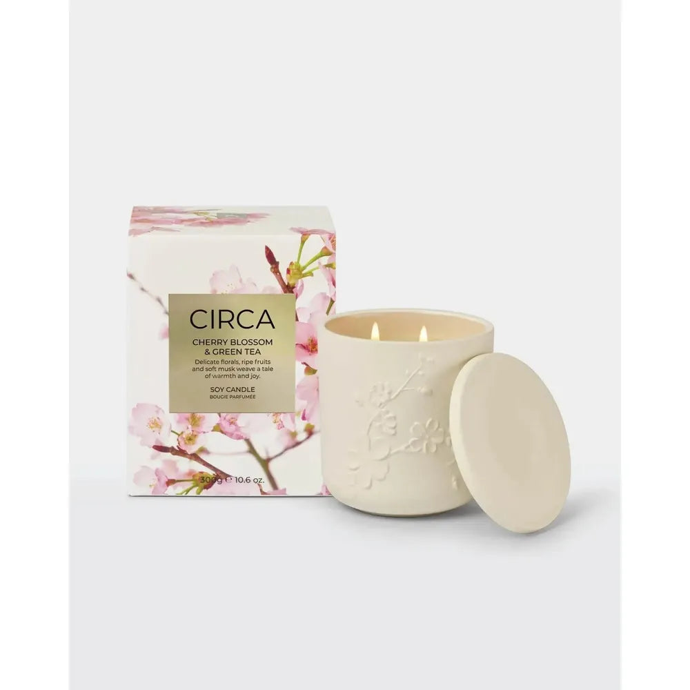 Mother's Day Limited Edition Cherry Blossom & Green Tea 300g Candle by Circa 2026-Candles2go