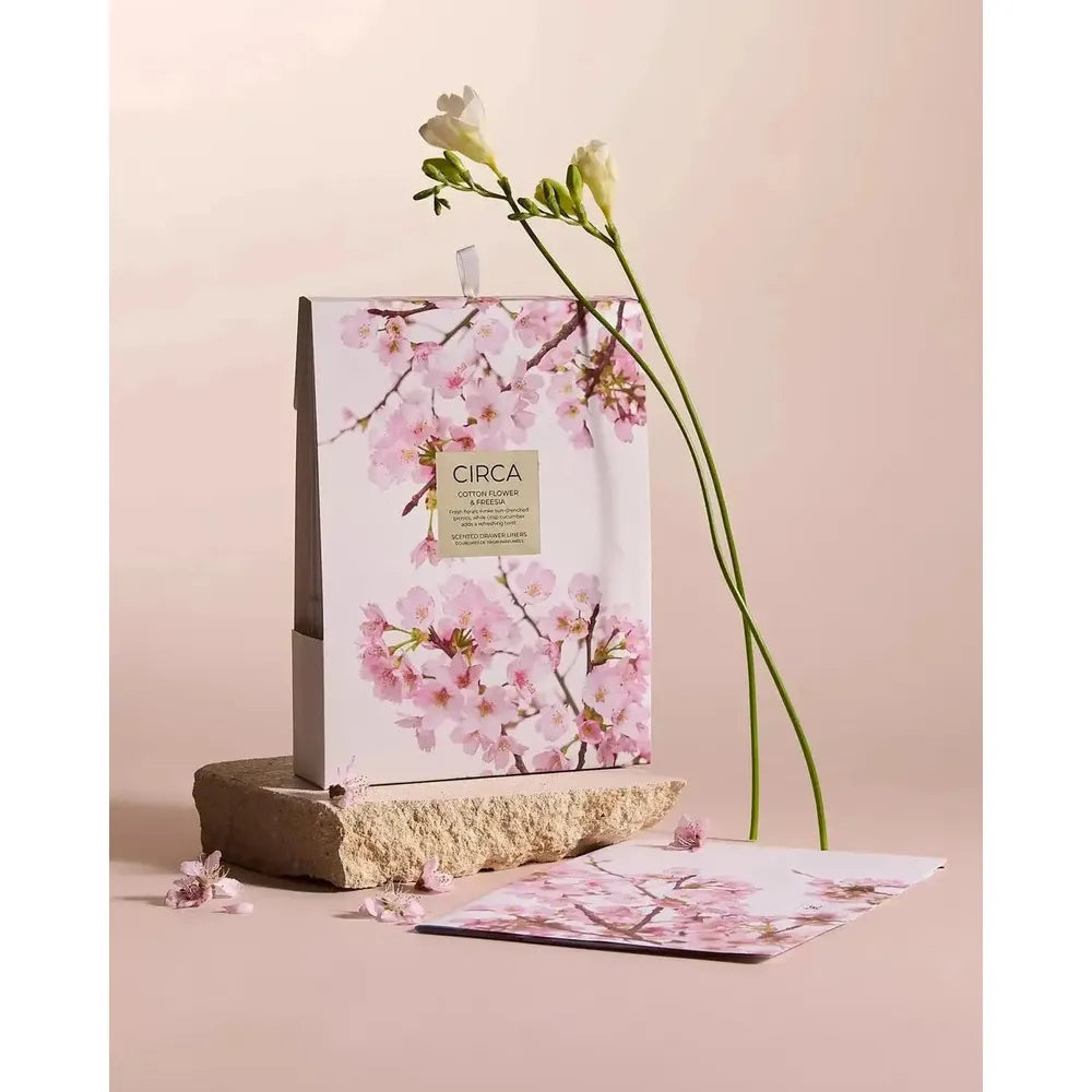 Mother's Day Limited Edition Cotton Flower & Freesia Scented Draw Liners by Circa 2026-Candles2go