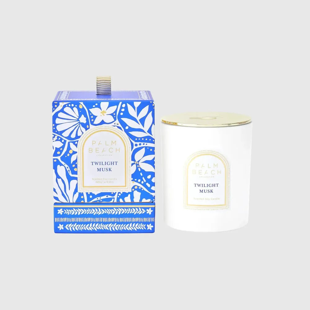 Palm Beach Limited Edition Christmas Twilight Musk Candle 420g 2025-Candles2go