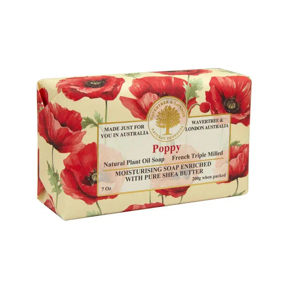 Poppy Soap 200g by Wavertree and London Australia-Candles2go