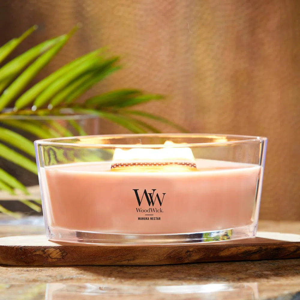 Woodwick Manuka Nectar Ellipse 453.6g Candle-Candles2go