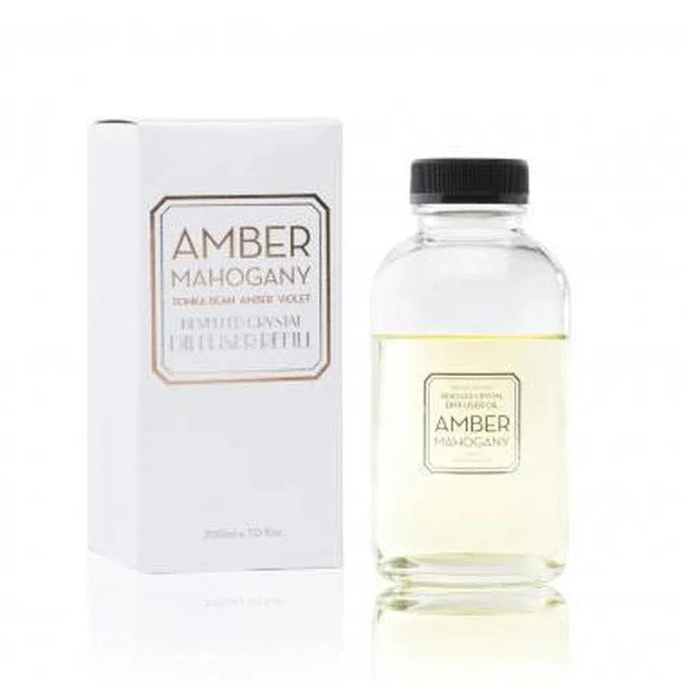 Amber Mahogany Diffuser Refill 200ml by Abode Aroma Crystal-Candles2go