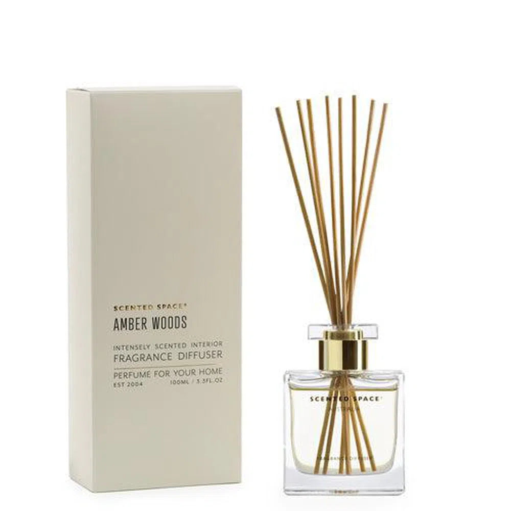 Amber Woods Diffuser 100ml by Scented Space-Candles2go