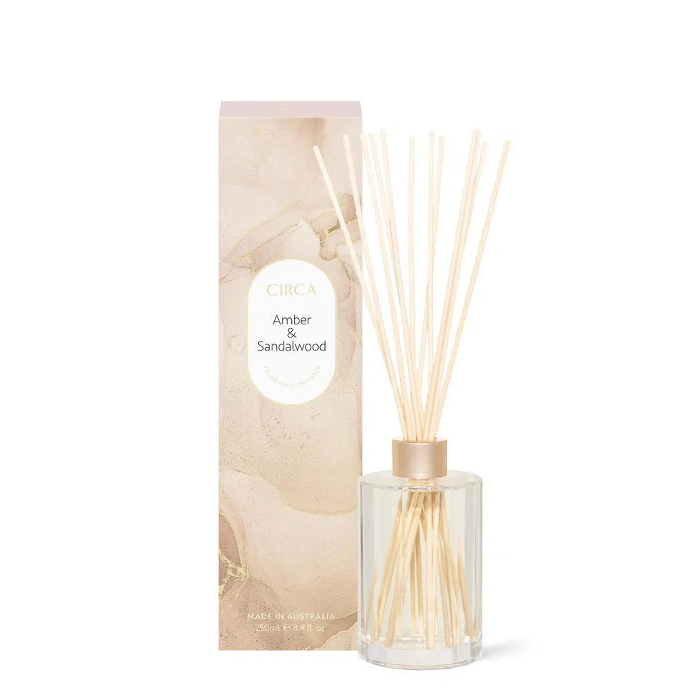 Amber and Sandalwood 250ml Diffuser by Circa-Candles2go