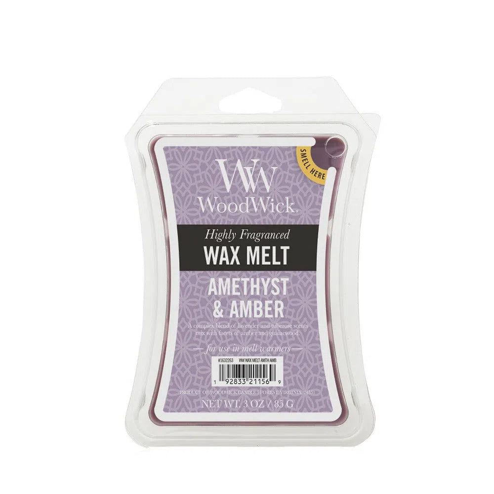 Amethyst & Amber Wax Melts by Woodwick Candle-Candles2go