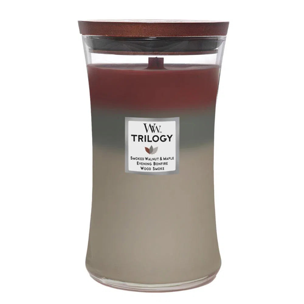 Autumn Embers Triplogy Large 609g Candle by Woodwick-Candles2go