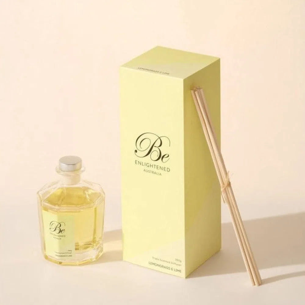 Be Enlightened Lemongrass and Lime Reed Diffuser 250ml-Candles2go