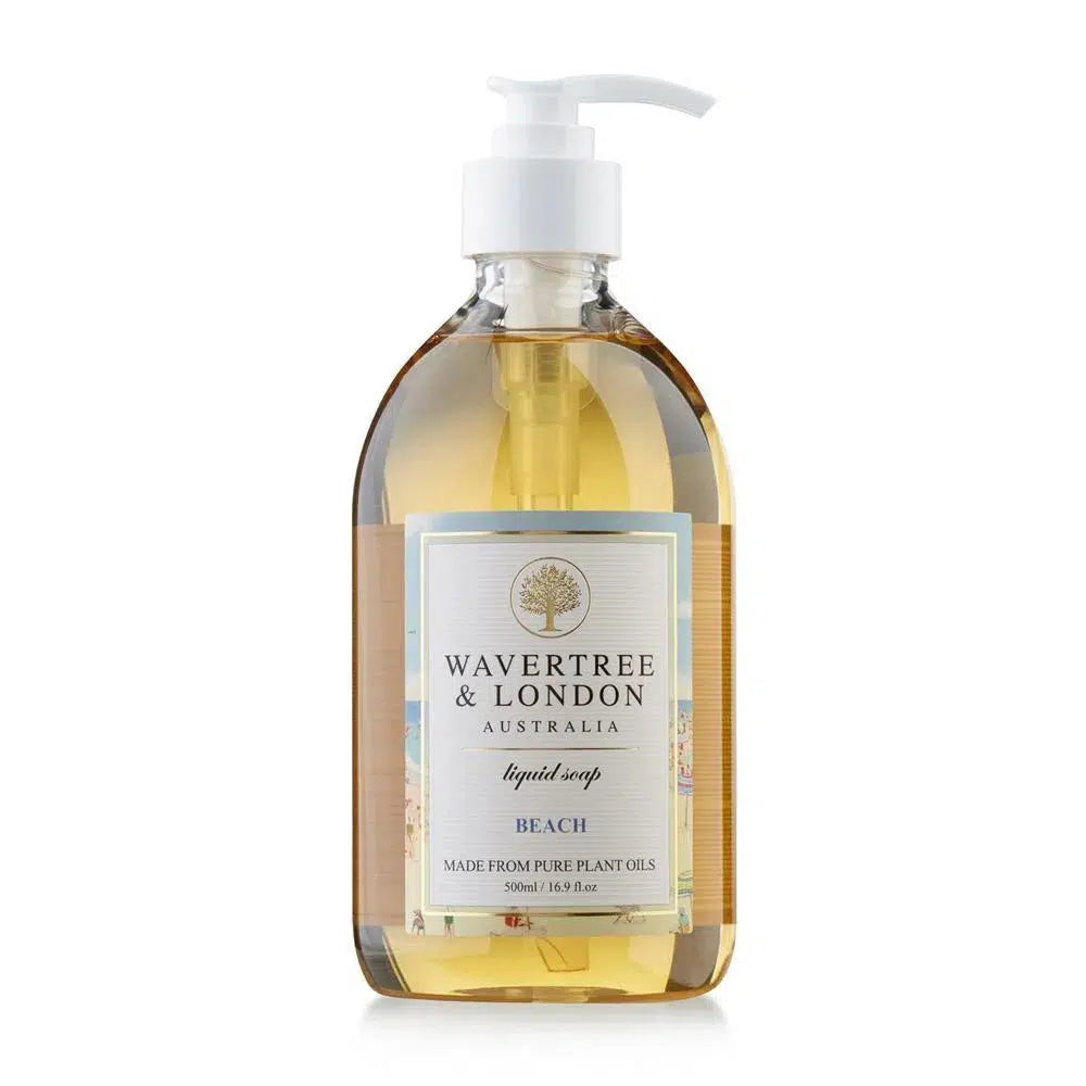 Beach 500ml Hand Wash by Wavertree and London-Candles2go