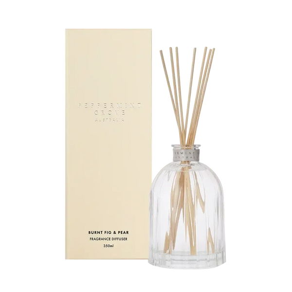 Burnt Fig and Pear Diffuser 350ml by Peppermint Grove-Candles2go