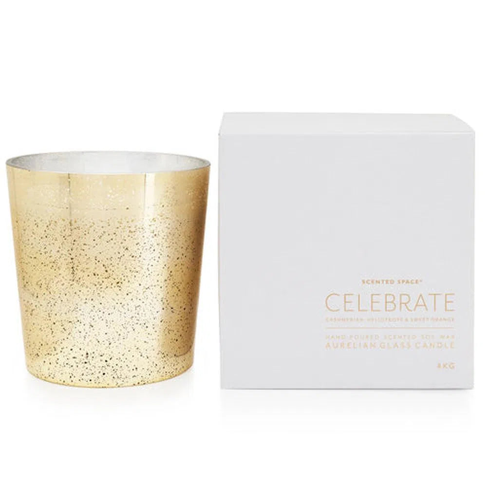 Celebrate Cashmere and Sweet Orange 4kg Candle by Scented Space-Candles2go