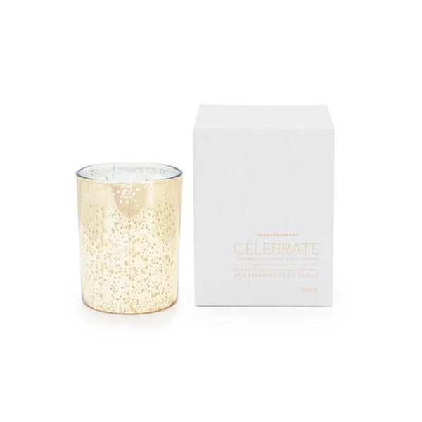 Celebrate Cashmere and Sweet Orange 500g Candle by Scented Space-Candles2go