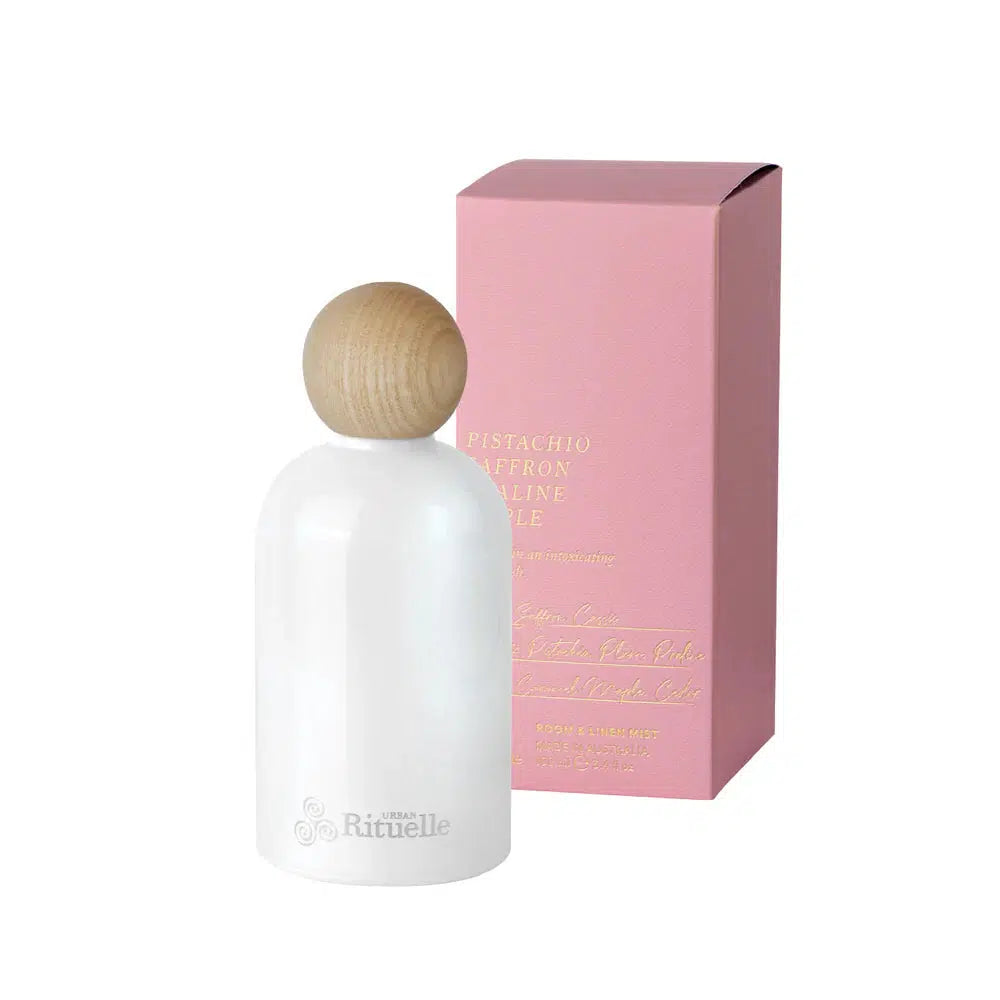 Christmas 2024 Pistachio, Saffron, Praline and Maple 100ml Room and Linen Mist by Urban Rituelle-Candles2go