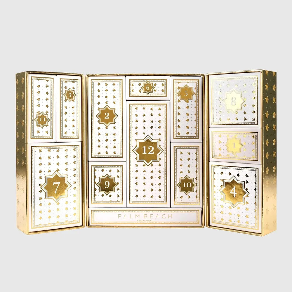 Christmas Deluxe Advent Candle Calendar 12 DAYS Palm Beach-Candles2go