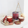 Christmas Limited Edition Gilded Cinnamon 425g Large Shimmer Candle The Soi Co by Splosh