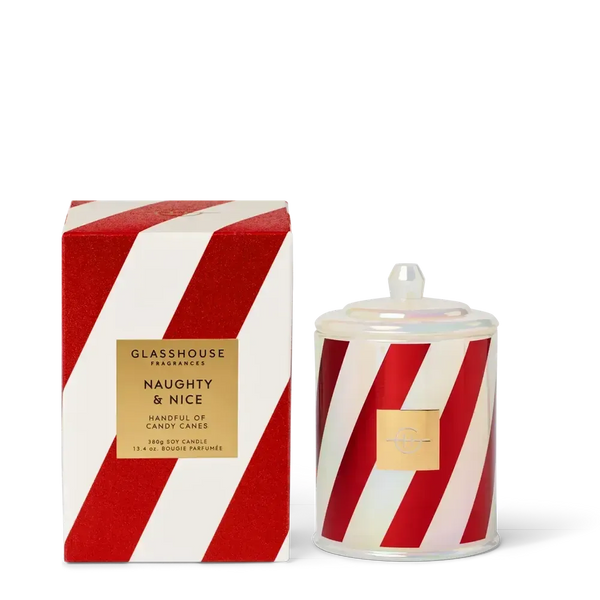 Christmas Limited Edition Glasshouse Naughty & Nice 380g Candle 2025-Candles2go