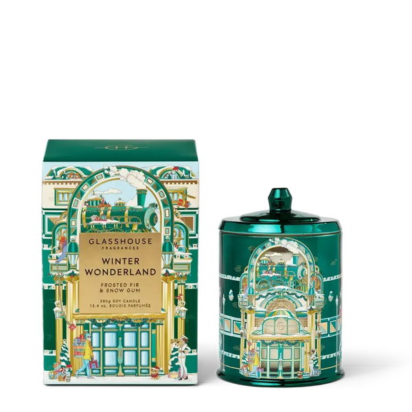 Christmas Limited Edition Glasshouse Winter Wonderland 380g Candle 2025-Candles2go