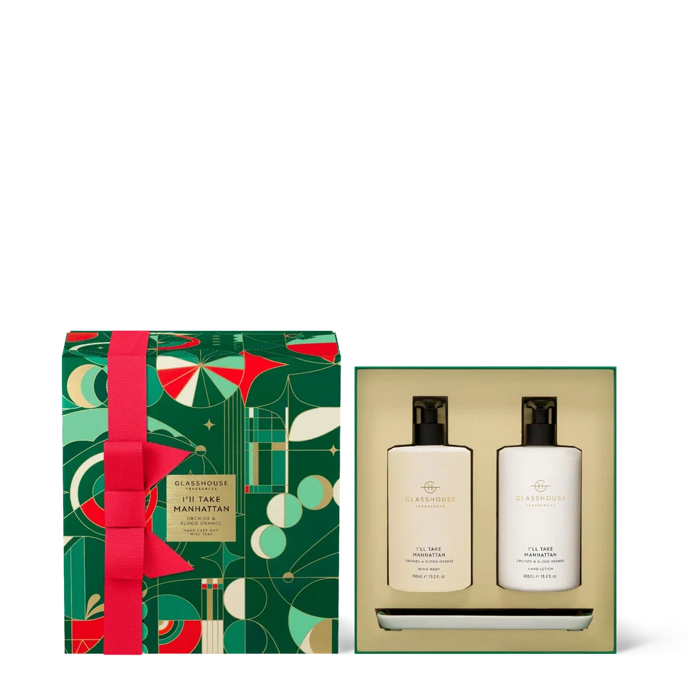 Christmas Limited Edition I'll Take Manhattan Hand Care Duo Pack by Glasshouse Fragrances