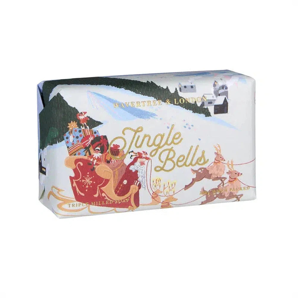 Christmas Limited Edition Jingle Bells 200g Soap by Wavertree and London Australia-Candles2go