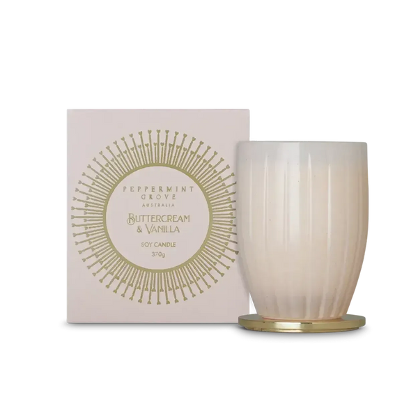 Christmas Limited Edition Peppermint Grove Buttercream & Vanilla 370g Candle 2025-Candles2go