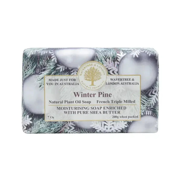 Christmas Limited Edition Wavertree & London Winter Pine 200g Soap Bar 2025-Candles2go