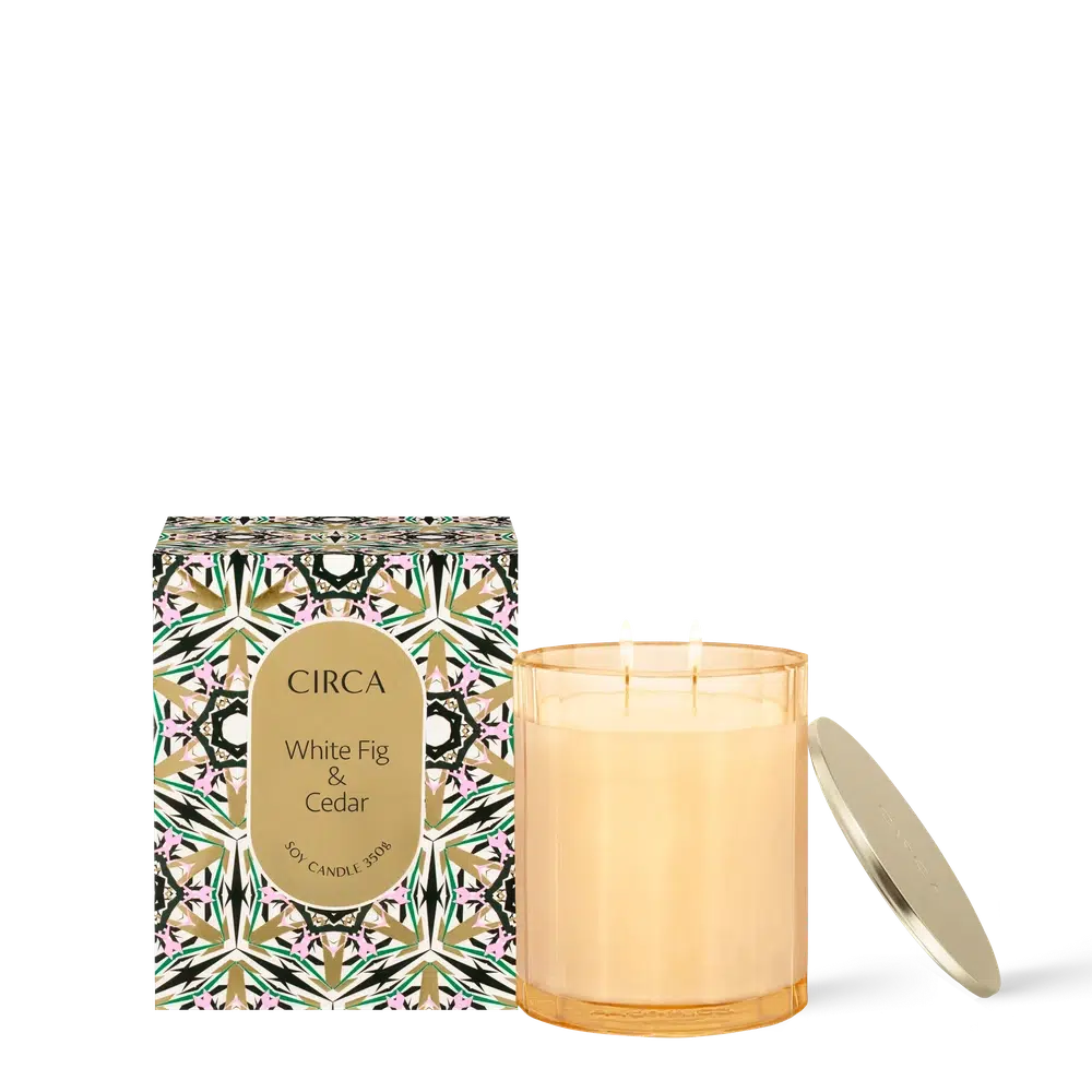 Christmas Limited Edition White Fig & Cedar 350g Candle by Circa-Candles2go