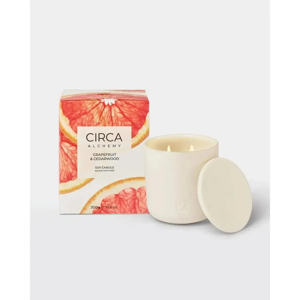 Circa Alchemy Grapefruit & Cedarwood 300g Candle-Candles2go