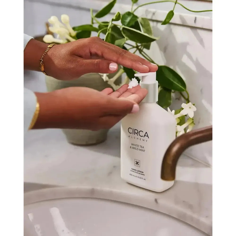Circa Alchemy White Tea & Wild Mint 450ml Hand Lotion-Candles2go