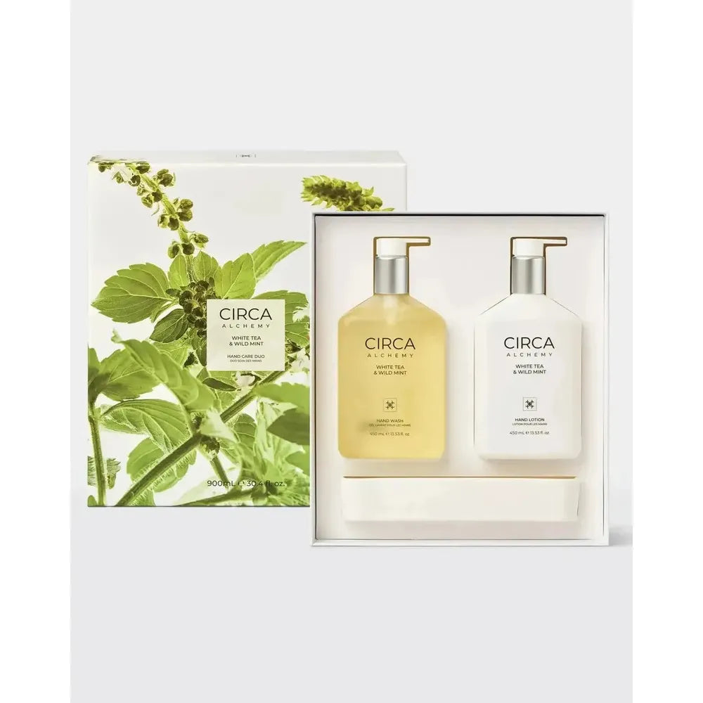 Circa Alchemy White Tea & Wild Mint Hand Care Duo-Candles2go