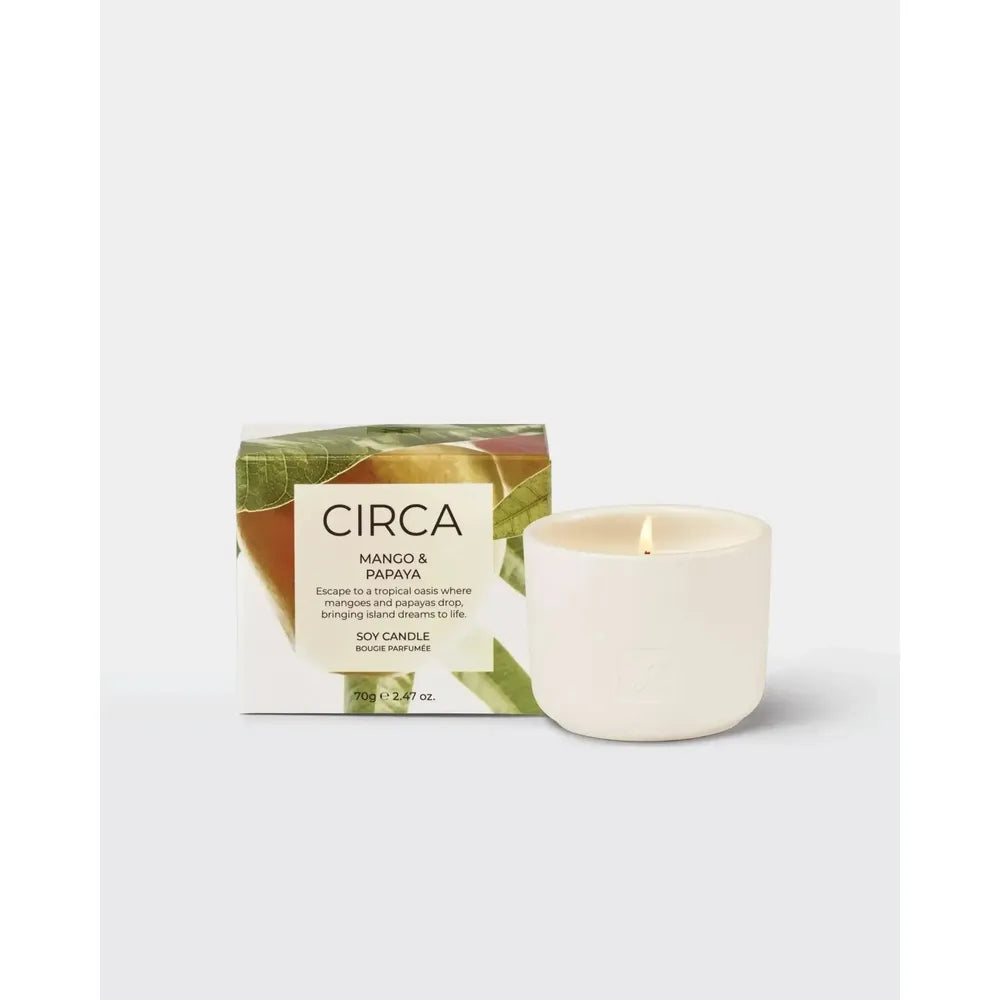 Circa Mango & Papaya 70g Mini Candle-Candles2go