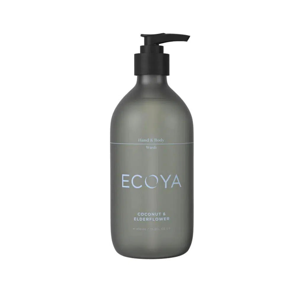 Coconut and Elderflower Hand and Body Wash 450ml By Ecoya Fruity-Candles2go