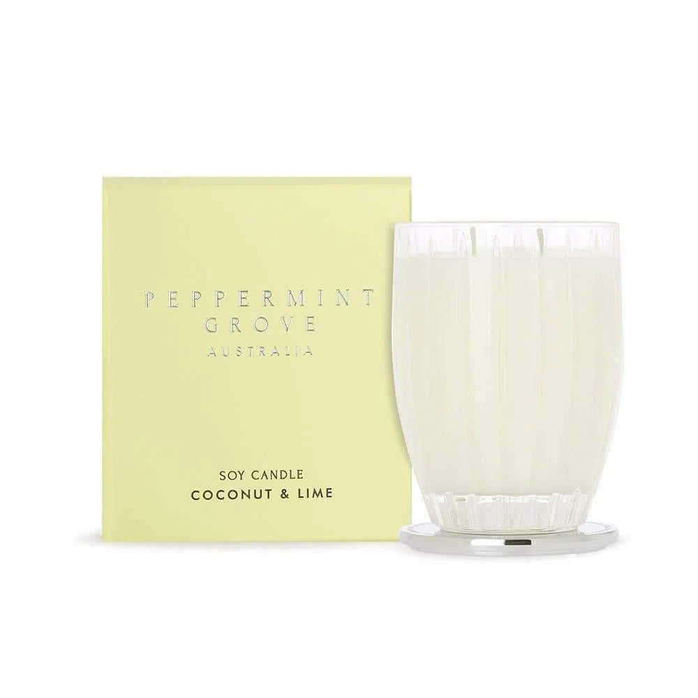 Coconut and Lime 370g Candle by Peppermint Grove-Candles2go