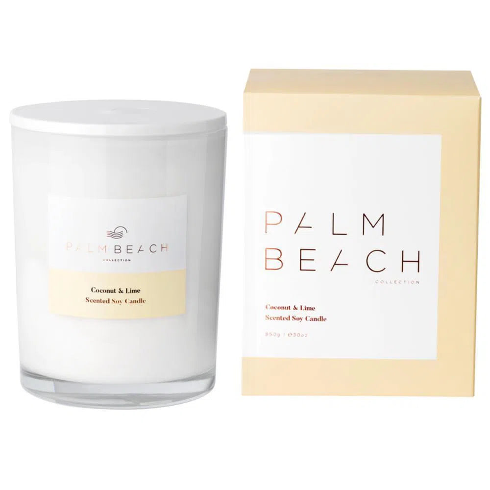 Coconut and Lime 850g Deluxe by Palm Beach-Candles2go