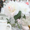 Cote Noire Herringbone Perfumed Flower in Blush and White Roses HCF07