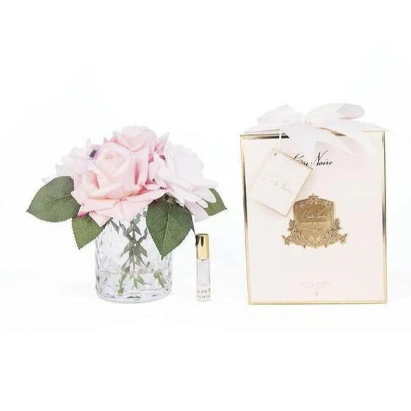 Cote Noire Herringbone Perfumed Flower in Mixed Pink Roses HCF08-Candles2go