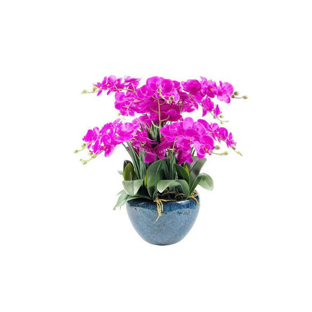 Cote Noire Luxury Giant Ceramic Vase Purple Orchids GO09-Candles2go