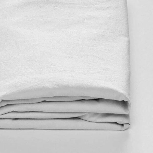 Cotton White Fitted Sheet 40cm Depth Long Single-Candles2go