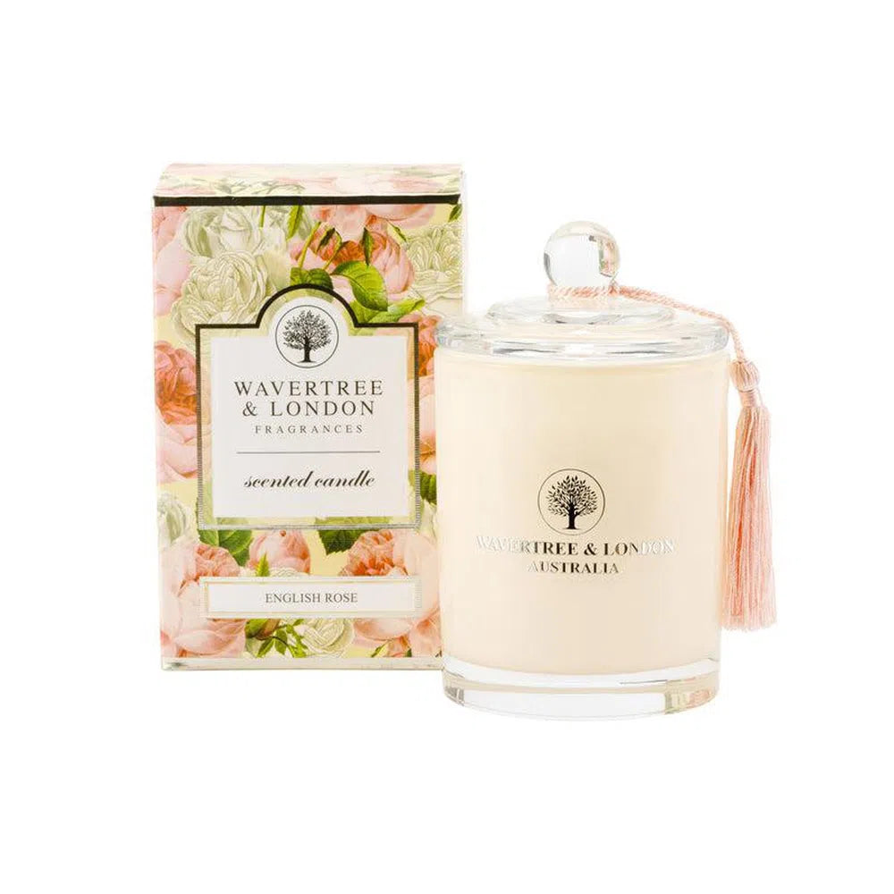 English Rose Candle 330g by Wavertree and London Australia-Candles2go