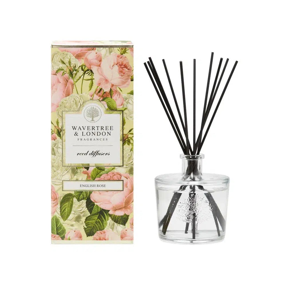 English Rose Diffuser 200ml by Wavertree and London-Candles2go