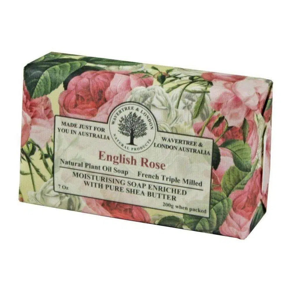 English Rose Soap 200g by Wavertree and London Australia-Candles2go