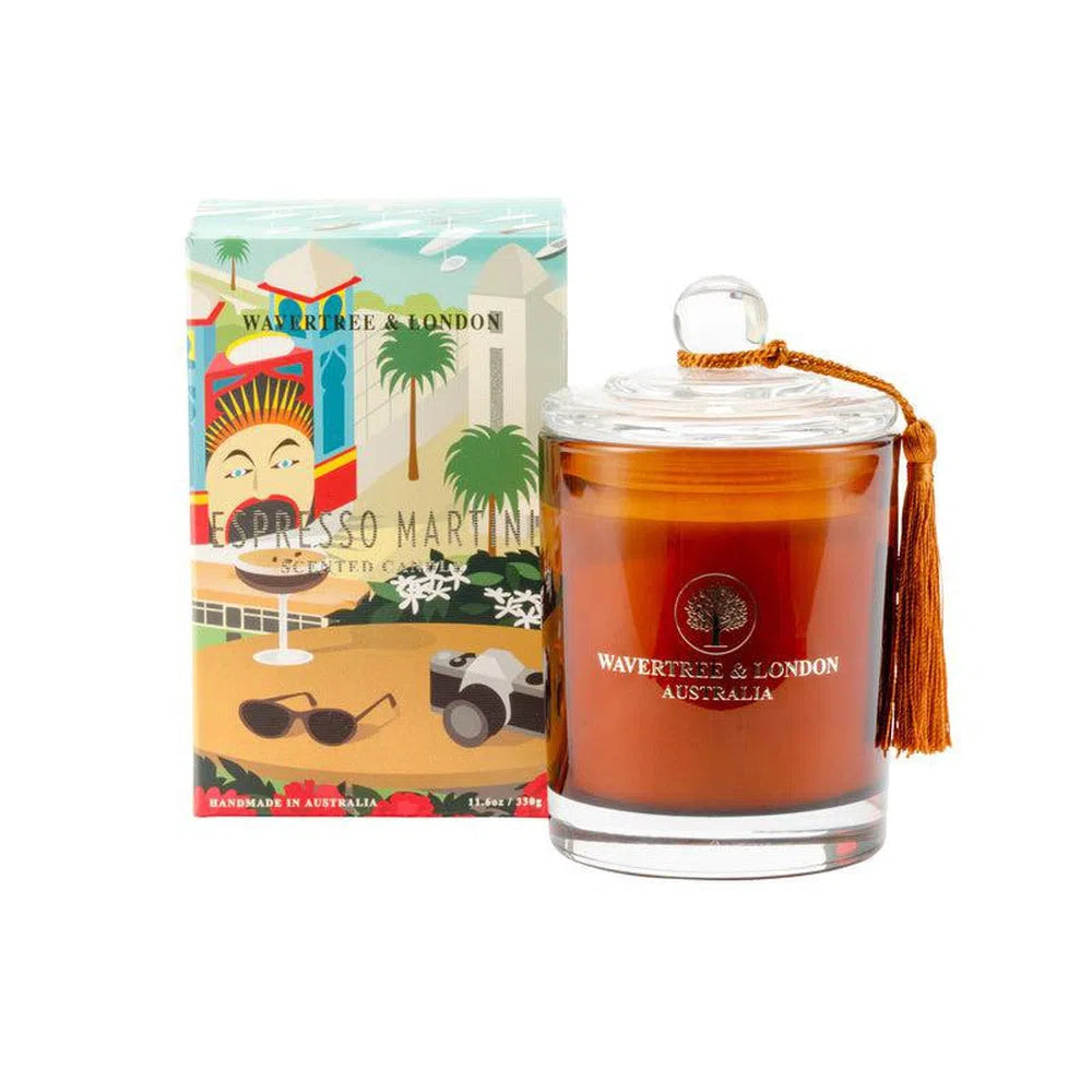 Espresso Martini Candle 330g by Wavertree and London Australia-Candles2go