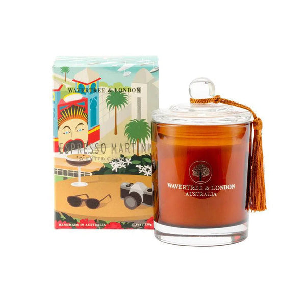 Espresso Martini Candle 330g by Wavertree and London Australia-Candles2go