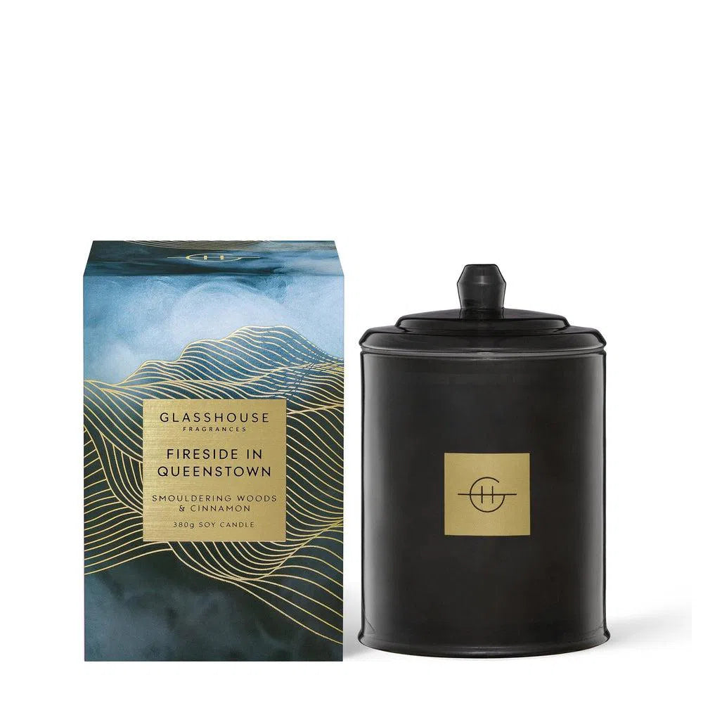 Fireside in Queenstown Limited Edition 380g Candle Glasshouse Fragrances-Candles2go