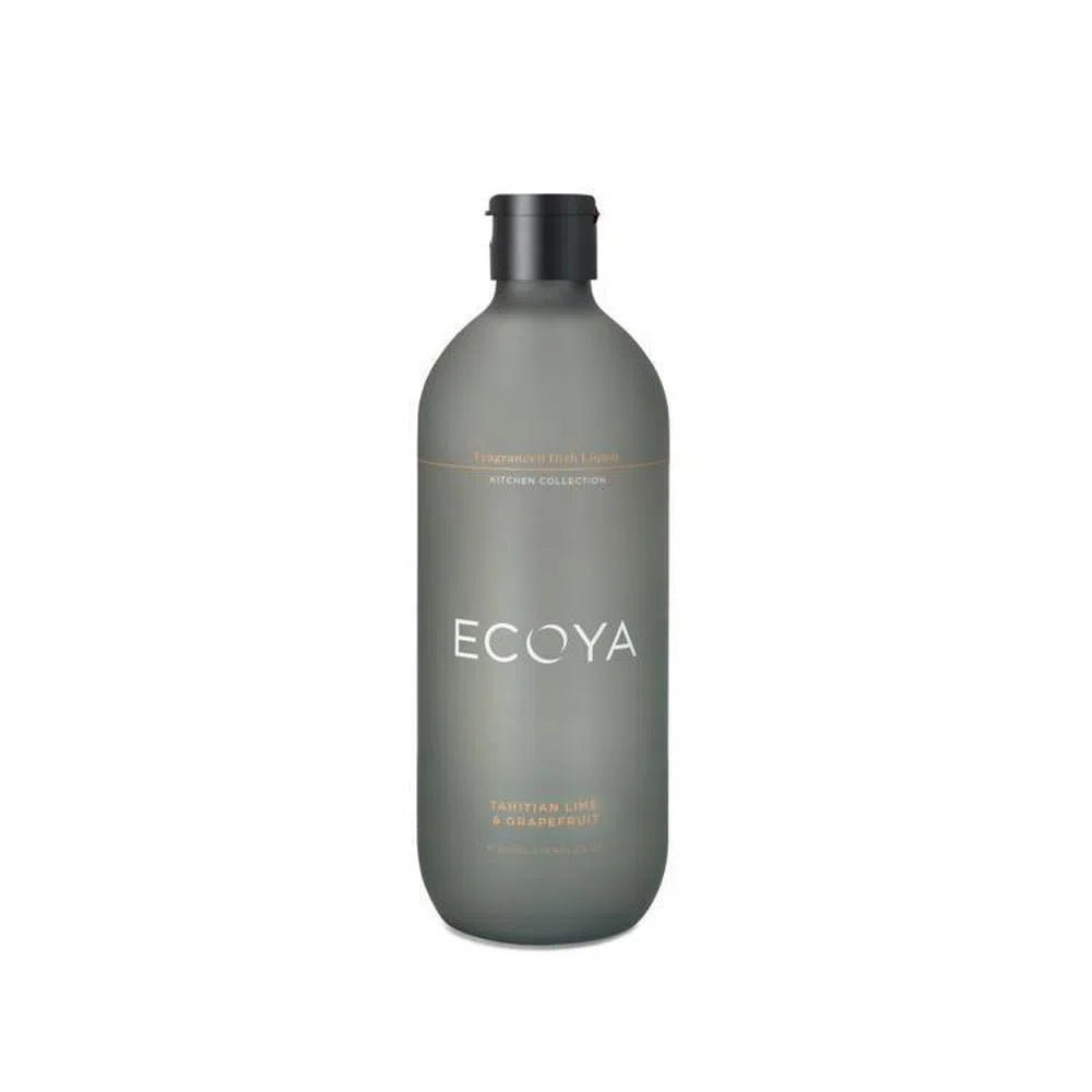 Fragranced Dish Soap 550ml Tahitian Lime and Grapefruit by Ecoya Kitchen Range-Candles2go