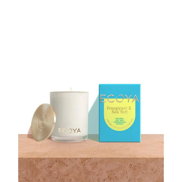 Frangipani & Sea Salt Limited Edition Mini Candle 80g by Ecoya-Candles2go