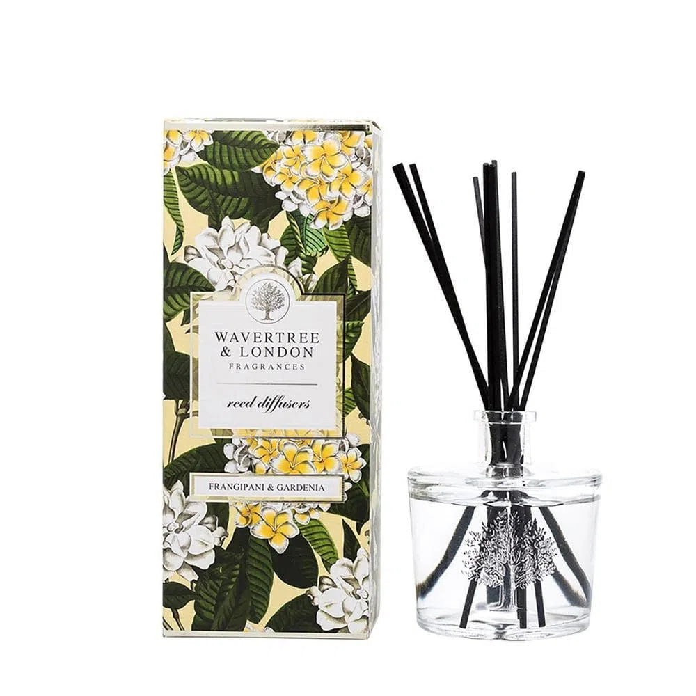 Frangipani and Gardenia Diffuser 200ml by Wavertree and London-Candles2go